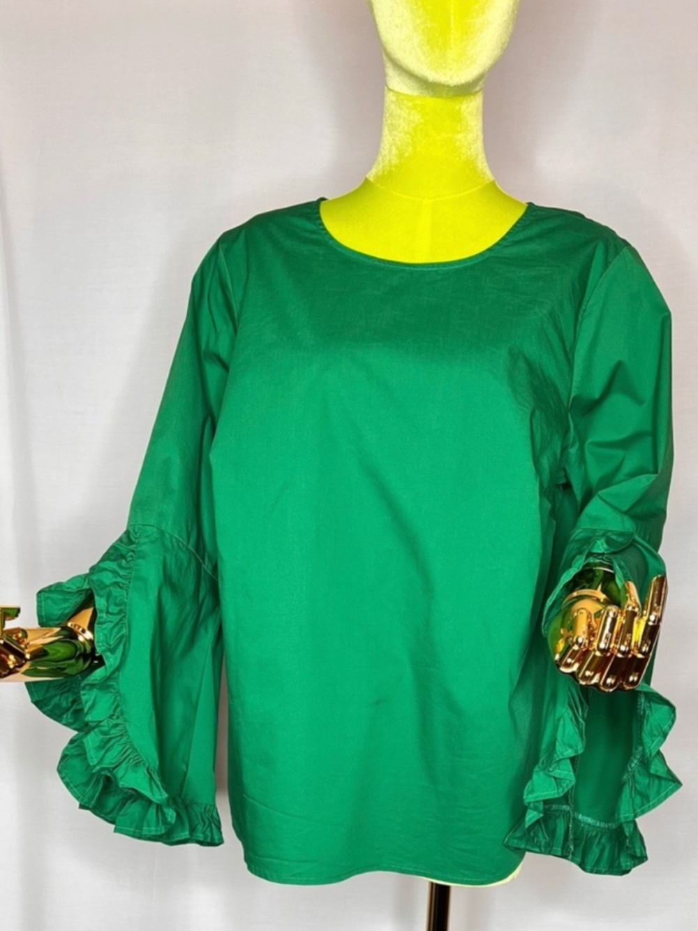 Green Blouse - Plus-size